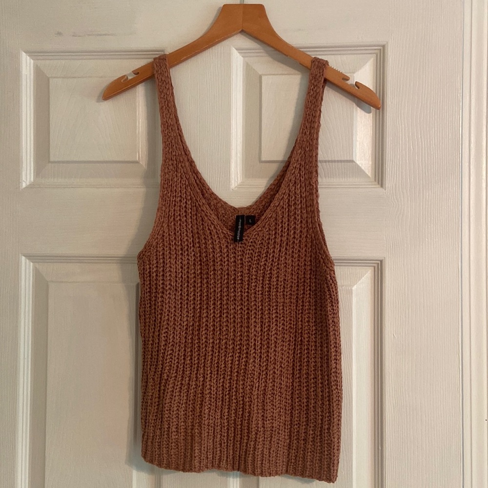Knitted tank top